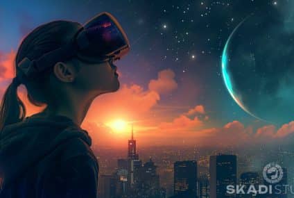 O futuro da realidade virtual: Navegando em novos domínios com o Apple Vision Pro, o Meta Quest 3 e as inovações da Skadi Studio