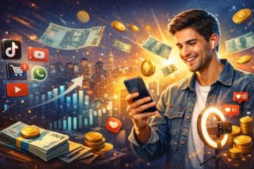 Como ganhar dinheiro com o celular em 2026