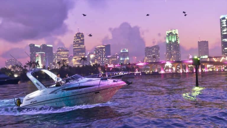 Imagem oficial de GTA 6 usada em notícia sobre novo vazamento de gameplay