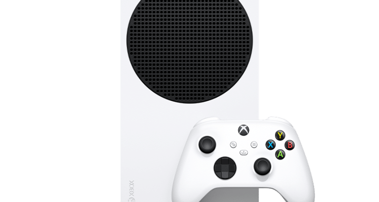 Xbox Series S branco com controle sem fio Xbox